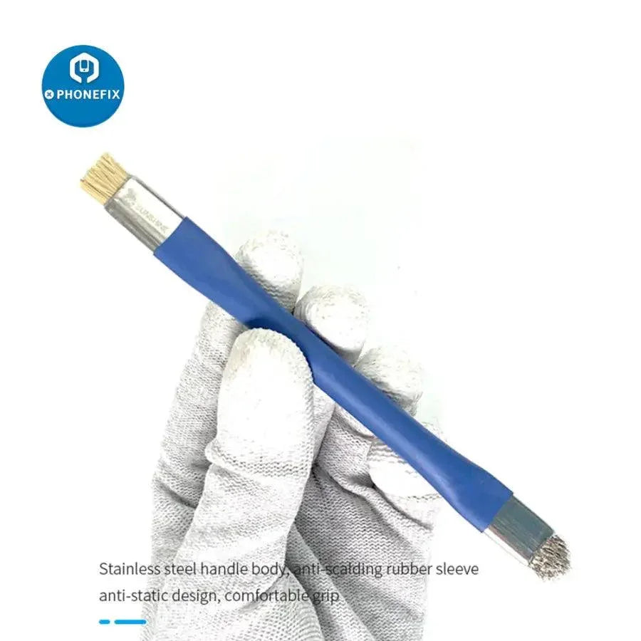 PhoneFix Sunshine SS-022B anti-static cleaning brush for phone PCB repair, a universal hand tool for electronics cleaning.