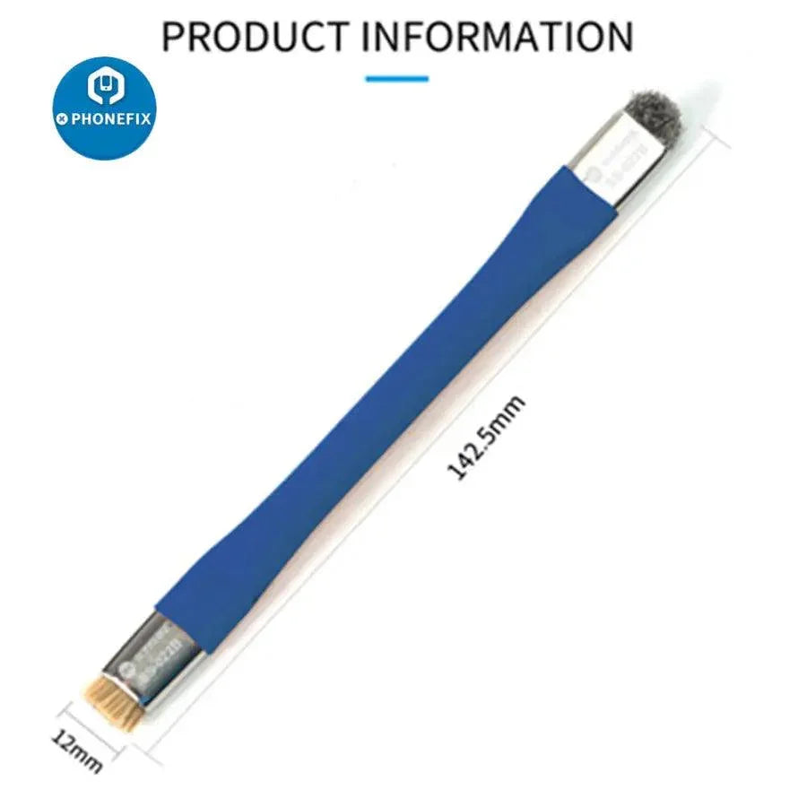 PHONEFIX Sunshine SS-022B anti-static cleaning brush for phone PCB repair, handheld tool with soft bristles for electronics cleaning.