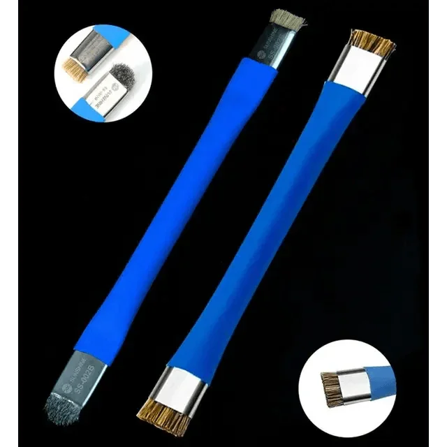 PhoneFix Sunshine SS-022B anti-static cleaning brush for phone PCB repair, universal hand tool for electronics cleaning.