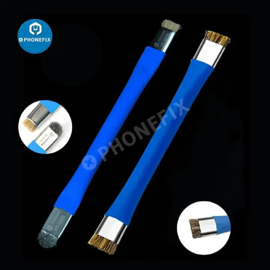 PhoneFix Sunshine SS-022B anti-static cleaning brush for phone PCB repair, universal hand tool for electronic cleaning.