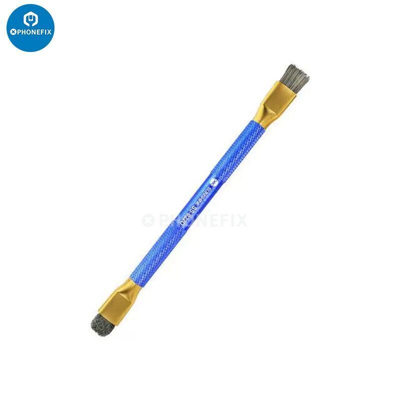 PhoneFix Sunshine SS-022B anti-static cleaning brush for phone PCB repair, universal hand tool for electronics cleaning and maintenance.
