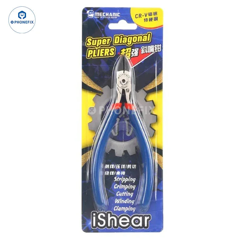 PhoneFix 5-inch multifunction diagonal pliers from the mechanic series, versatile hand tool for cutting and gripping tasks.