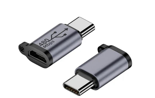 PhoneFix MINI Type-C Female to Micro USB Male Lighting USB phone adapter for connecting devices