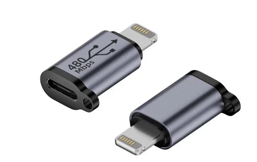 PhoneFix MINI Type-C Female to Micro USB Male lighting USB phone adapter for connecting devices.
