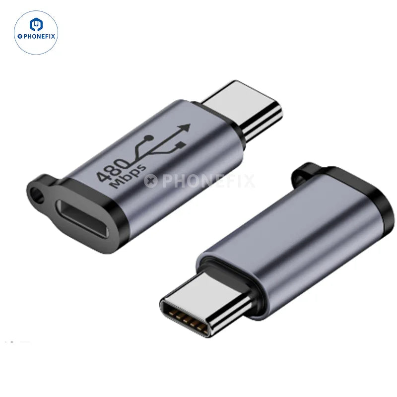 PhoneFix MINI Type-C female to USB Micro male lighting phone adapter, compact USB adapter for charging and data transfer.