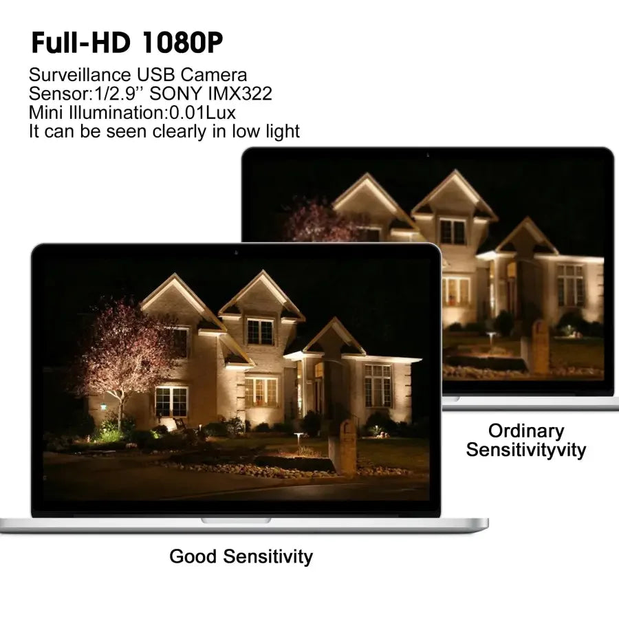 PHONEFIX 1080P varifocal USB webcam with industrial-grade lens, suitable for high-definition video recording and streaming.