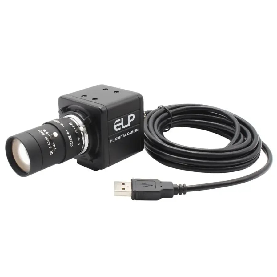 4K Sony high frame rate USB webcam with manual varifocal lens, suitable for HD streaming and video conferencing