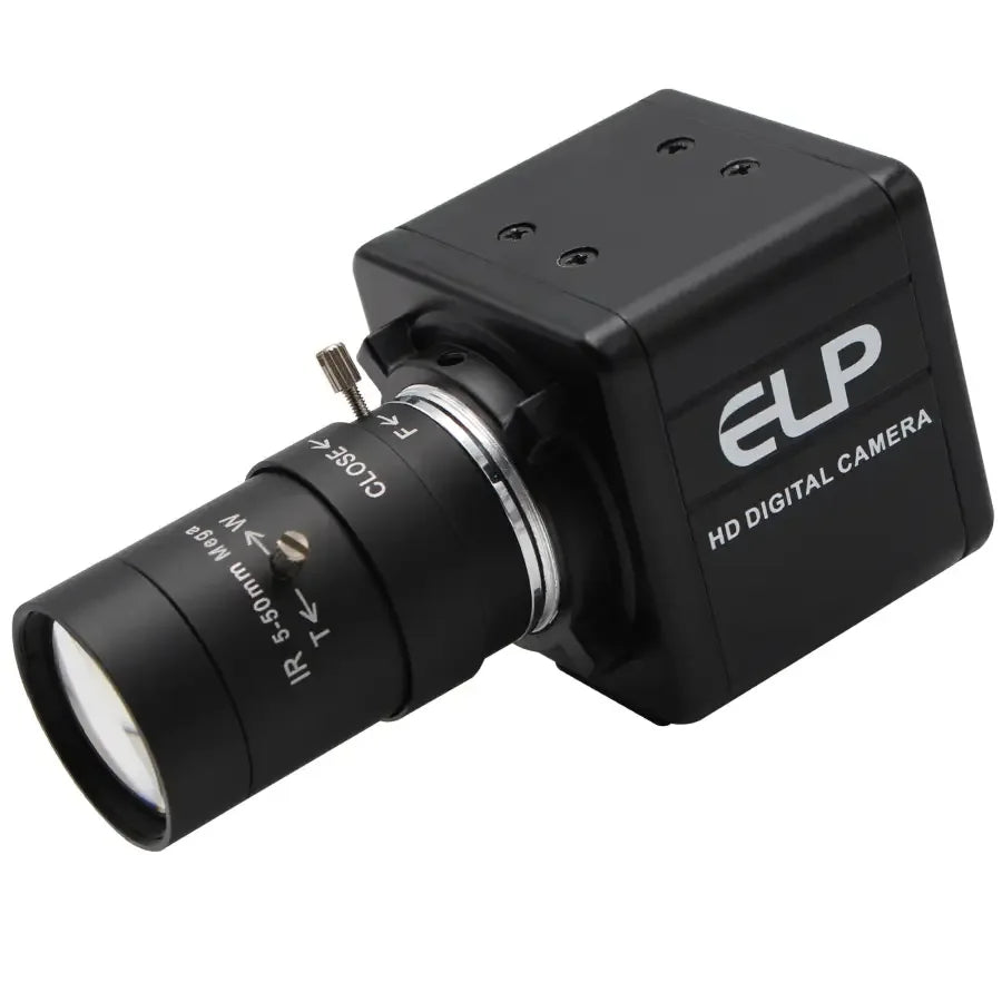 PHONEFIX USB 3.0 webcam with varifocal lens, designed for computers and PCs, featuring high-speed video and HDMI connectivity.