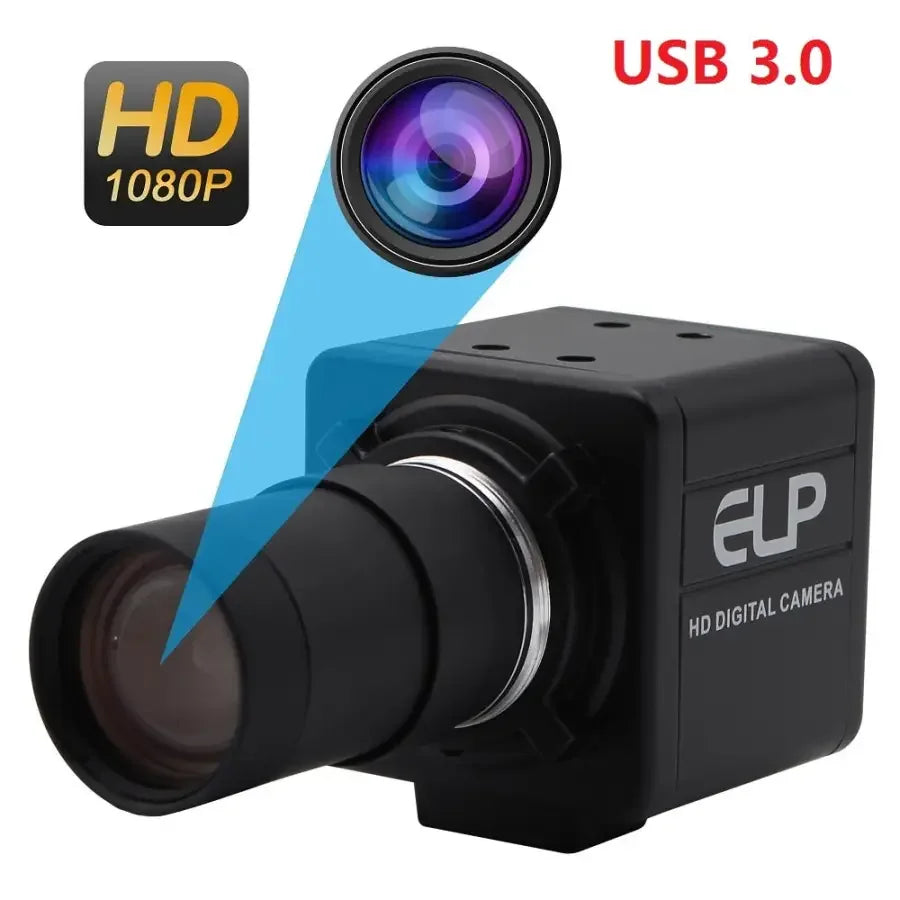 Sony USB 3.0 1080P USB webcam with 2MP resolution, high-speed 50fps, suitable for HD video calls and streaming.