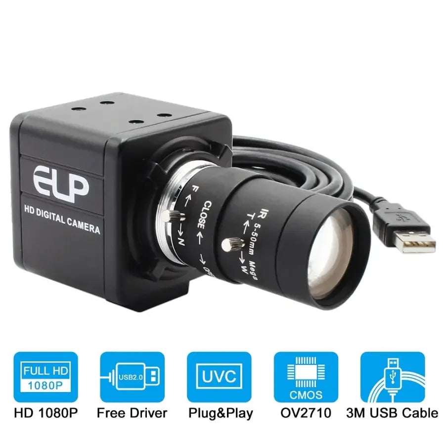 PHONEFIX 1080P HD USB webcam with 120fps for Skype video calls, streaming, and recording on PC and HDMI devices.