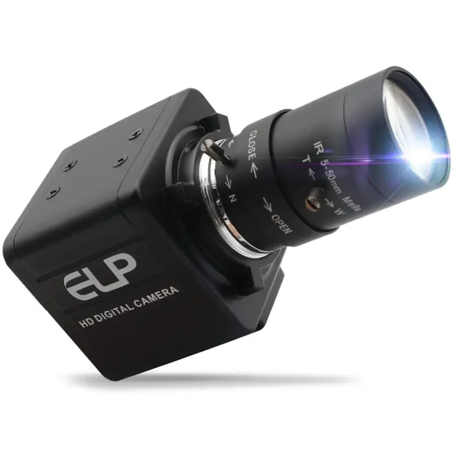 PHONEFIX 1080P HD USB webcam with 120fps for Skype video calls and recording, featuring a sleek compact design.