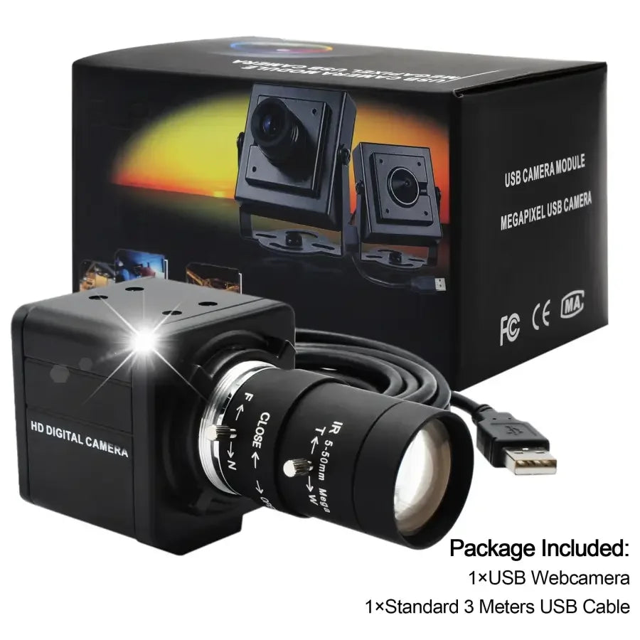 PHONEFIX 1080P HD USB webcam with 120fps for Skype video calls, recording, and high-quality computer video streaming.