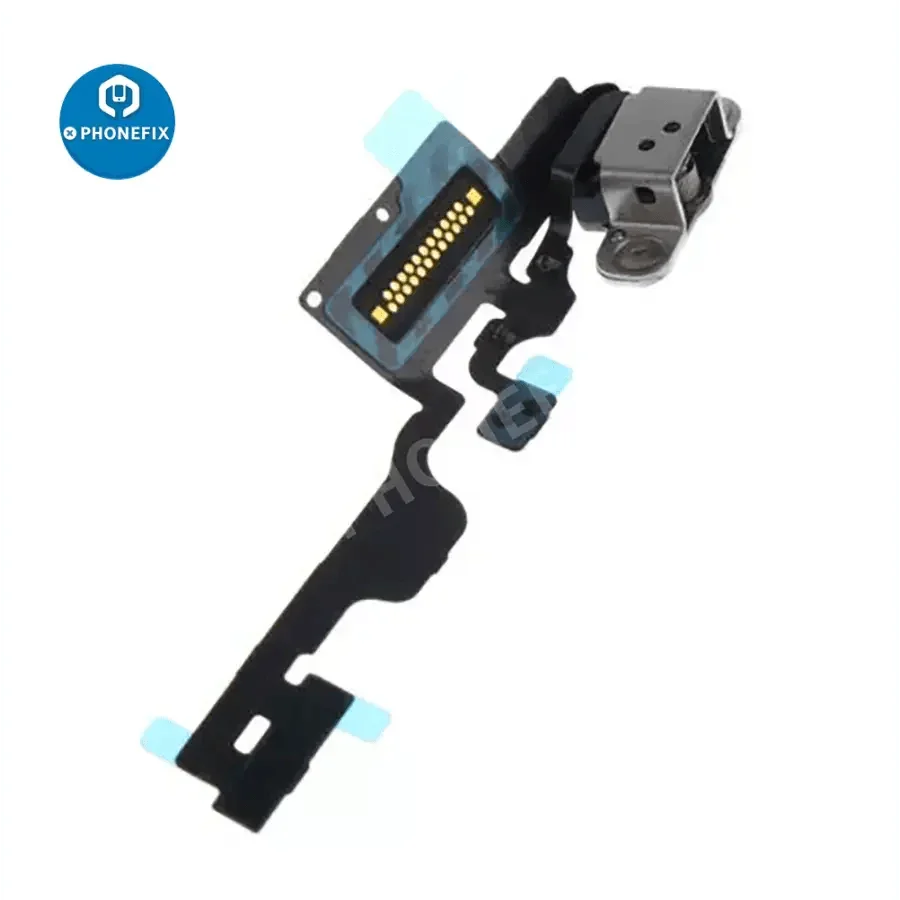 Apple Watch Series 5 LCD power flex cable replacement by PHONEFIX, showing the flexible cable and connectors for repair.