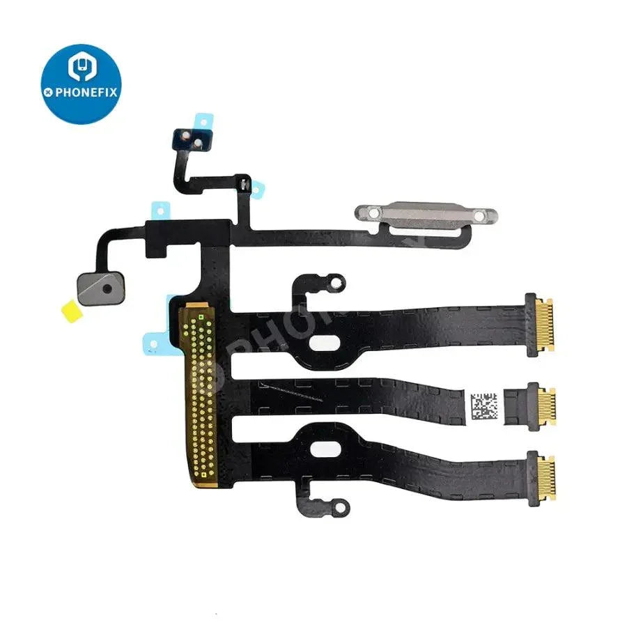 GPS LCD flex connector for Apple Watch Series 4 44mm, watch accessory by PHONEFIX, showing the flexible cable and connector.