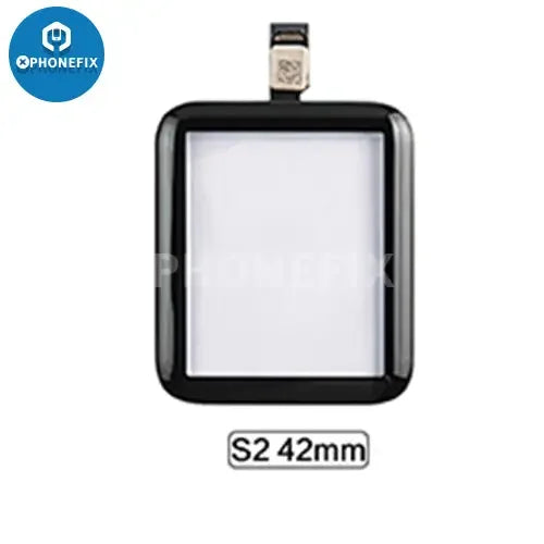Apple Watch S1-S6 touch digitizer glass with OCA for 38-44mm, replacement screen accessory by PHONEFIX.