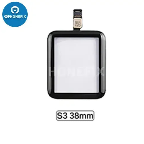 Apple Watch S1-S6 touch digitizer glass with OCA for 38-44mm, compatible watch accessories by PHONEFIX, repair part