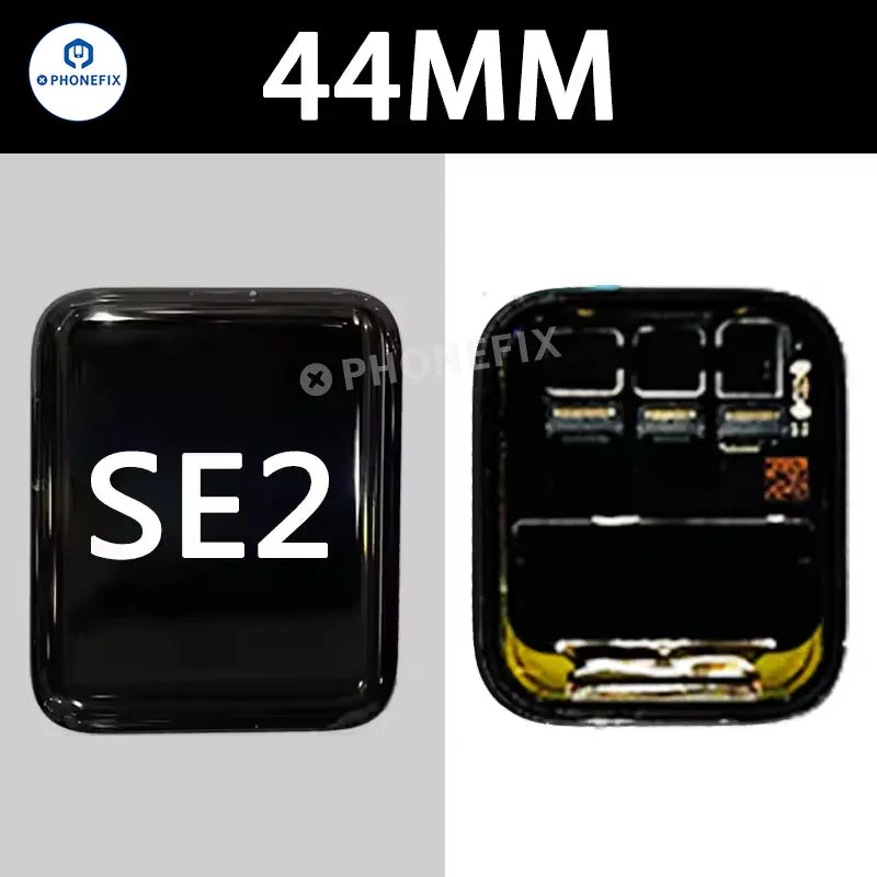 OLED screen digitizer assembly for Apple Watch Series SE 2 44mm, compatible with models 1-11, by PHONEFIX.