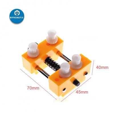 PhoneFix adjustable watch back cover opening tool with screws, used for watch repair and case removal.