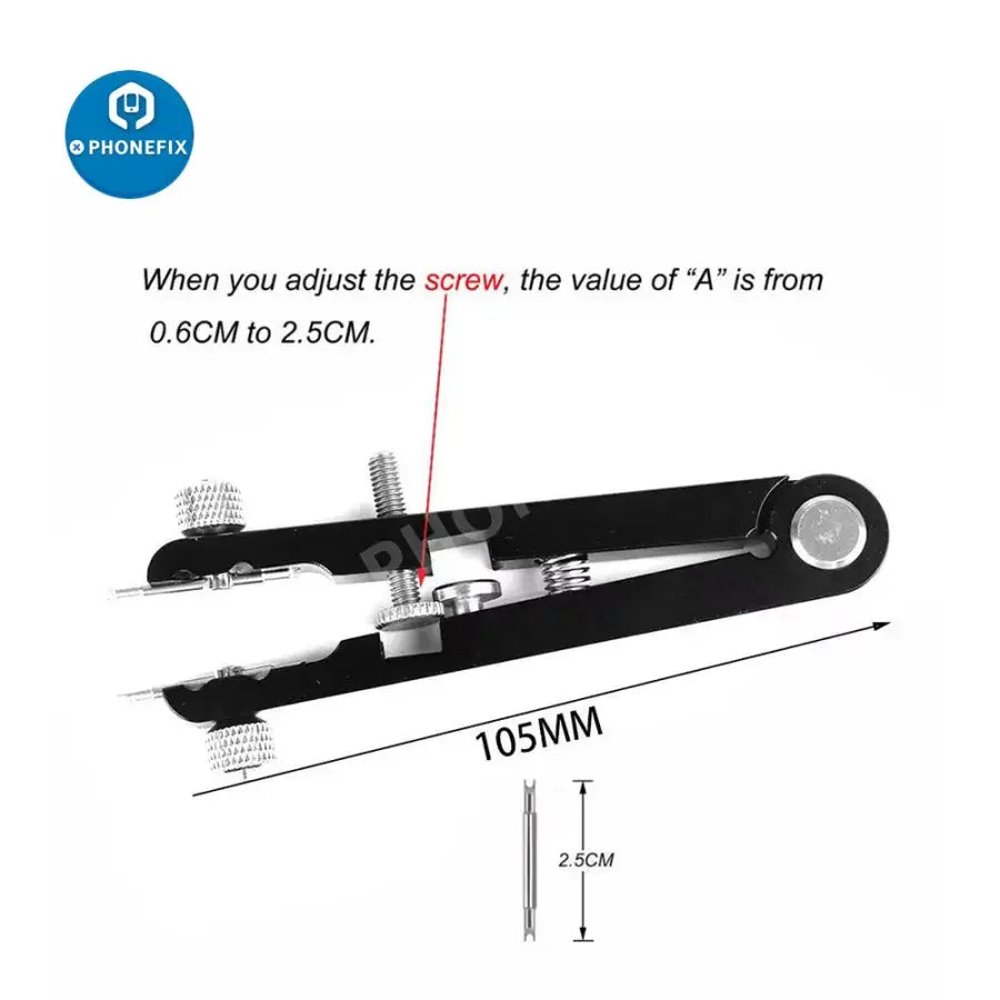 Phonefix watch bracelet pliers for removing spring bars and adjusting watch bracelets, ideal for watch repair tools.