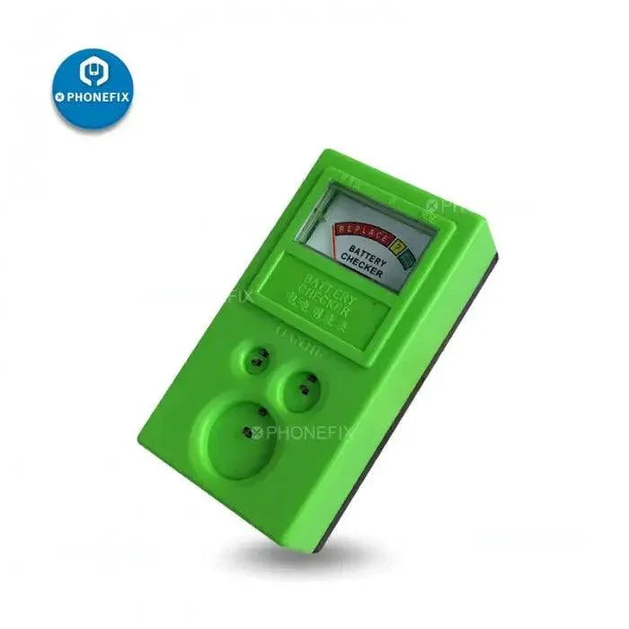 Phonefix watch coin battery power checker tool for testing watch button batteries, compact and portable watch repair accessory.