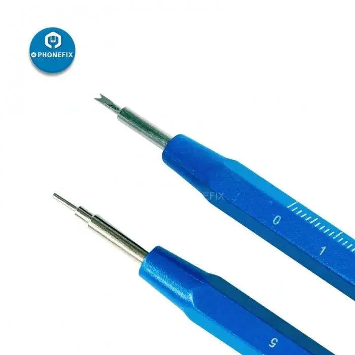 Phonefix double-end spring bar tool with scale for metal watch strap removal and repair, metal watch repair tools.