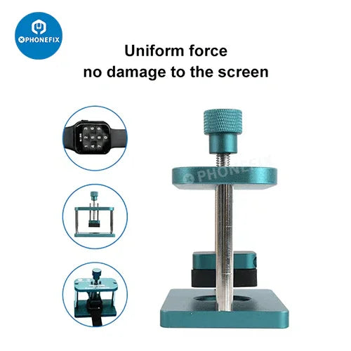 Moule de maintien de pression Phonefix GO-011 pour Apple Watch S1 à S8, destiné aux outils de réparation de montres et présentant un outil de précision pour restaurer la pression de la montre.