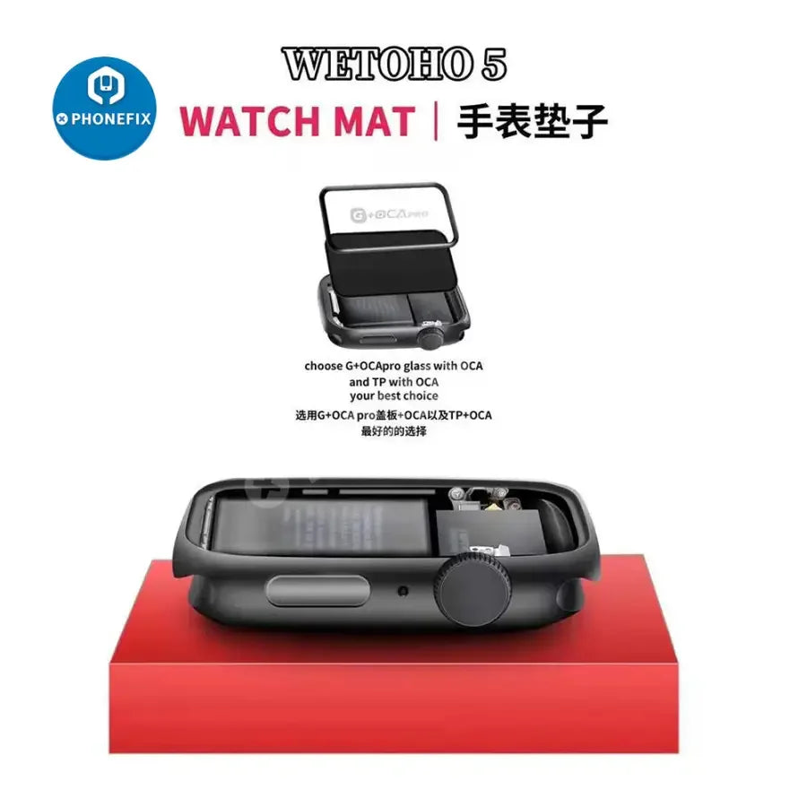 PhoneFix iW-Opener Kit for Apple Watch, watch repair tools and screwdriver set for disassembly and opening.