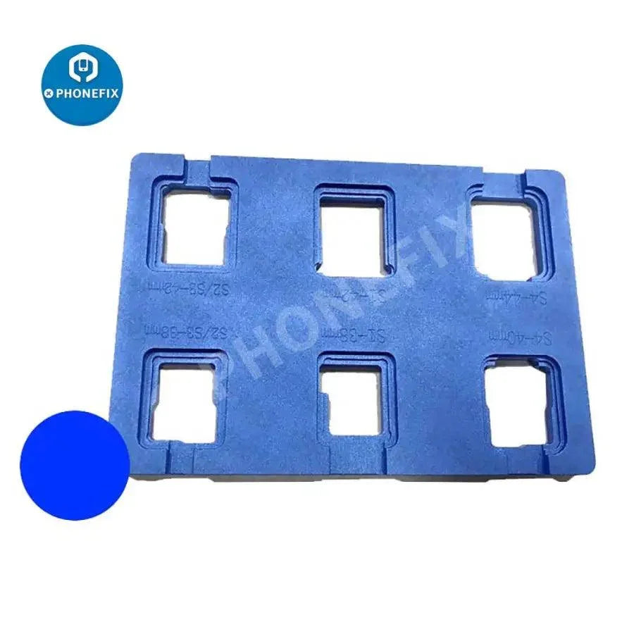 PhoneFix precise position mold for Apple Watch 38/40/42/44mm S1-S4, Bakelite watch repair tool for accurate fitting.
