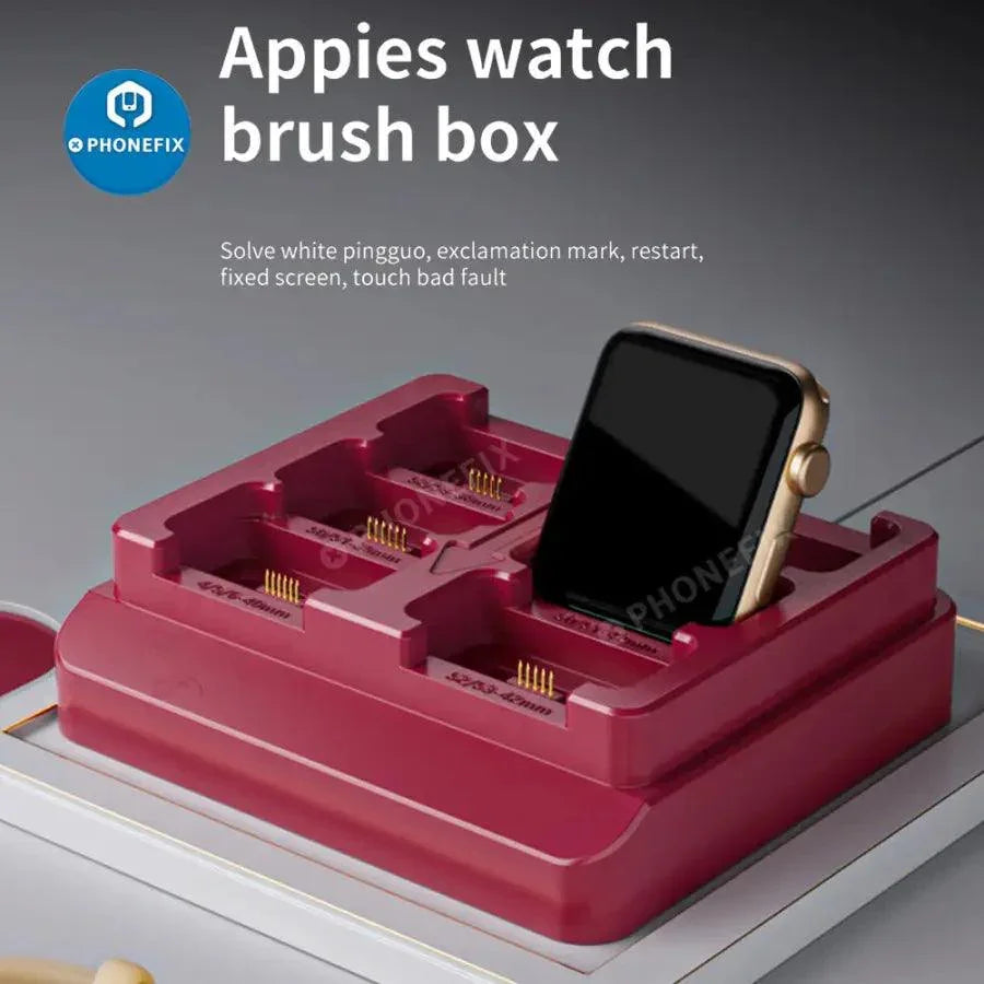 MagicAWRT 7-in-1 Apple Watch restore tool for iWatch Series 1-6, used for repairing and restoring Apple Watch devices.