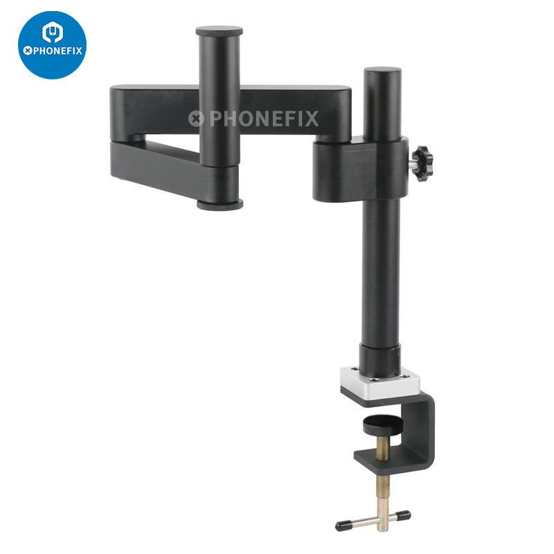 Articulating Stand Bracket Dual Arm Focusing Rack For Microscope Cam - CHINA PHONEFIX