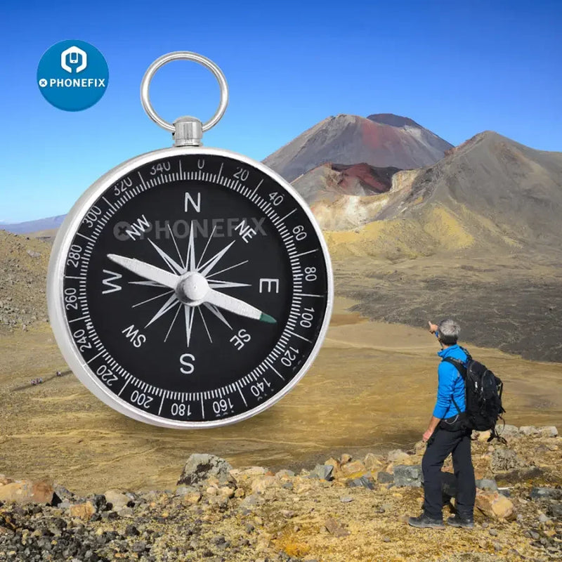 Portable Lightweight Emergency Compass Outdoor Navigation Wild Tool