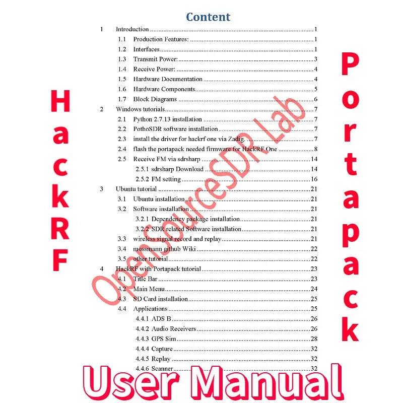 PortaPack H2 HackRF One SDR Radio Platform 1MHz-6GHz Free