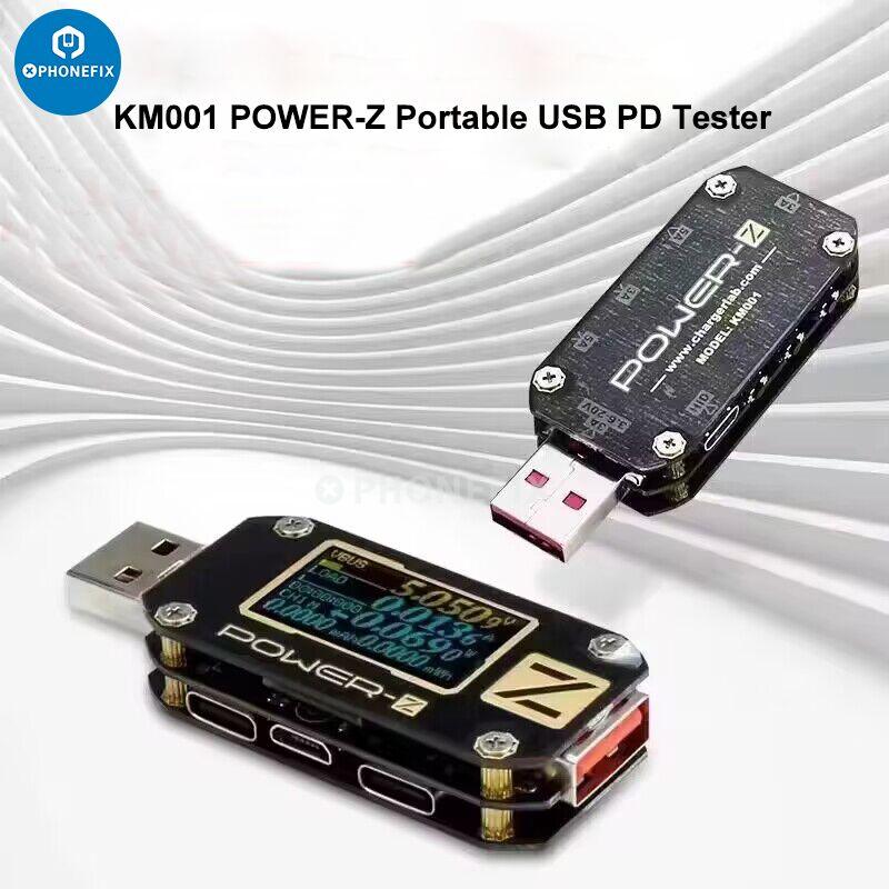 POWER-Z PD Tester KT002 USB KM003C Type-C Voltmeter Ammeter - CHINA PHONEFIX