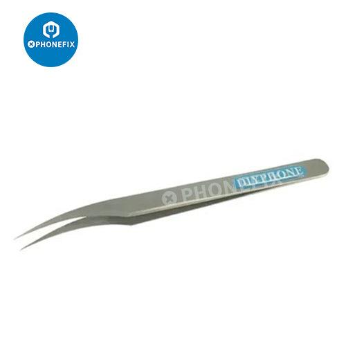 Precision Industrial Tweezers Curved Straight Tip Forceps Repair Tool - CHINA PHONEFIX