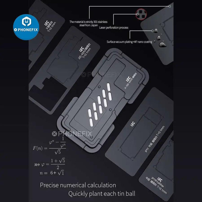 QianLi i2C Middle Frame Reballing Platform for iPhone X - 11 Pro Max