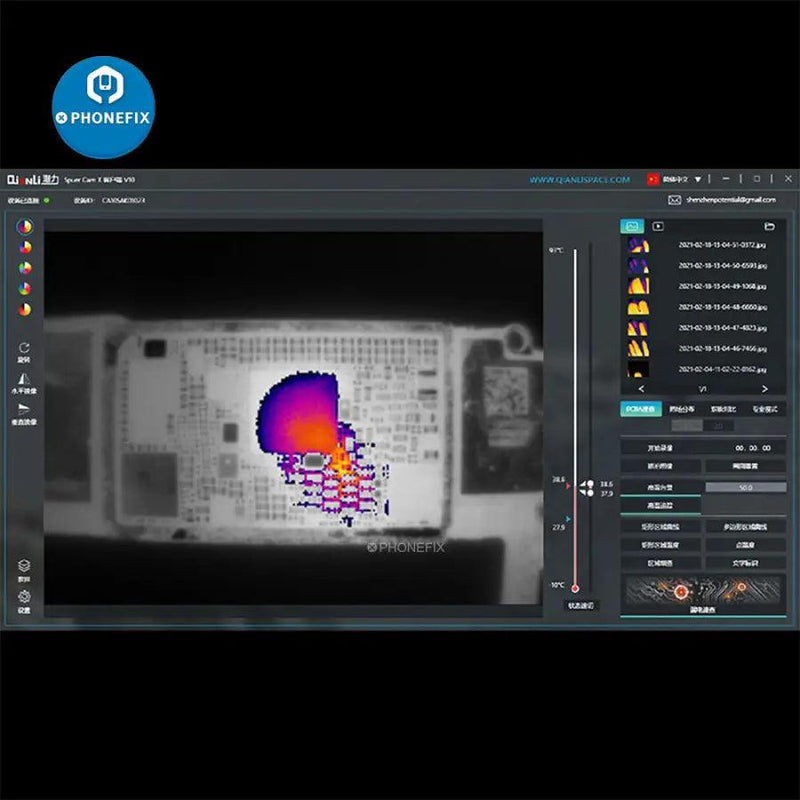 QIANLI SuperCam 3D Thermal Imager Camera for PCB