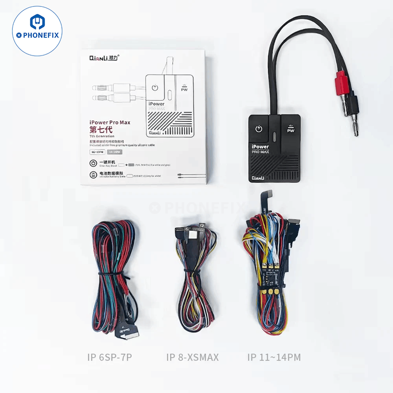 QIANLI iPower Pro Max DC Power Supply Test Cable For iPhone 6-14 ProMax