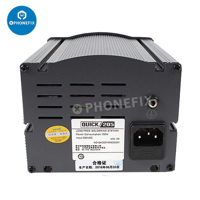 Quick 205 Lead-Free Digital Soldering Rework Station PCB Repair Tool - CHINA PHONEFIX