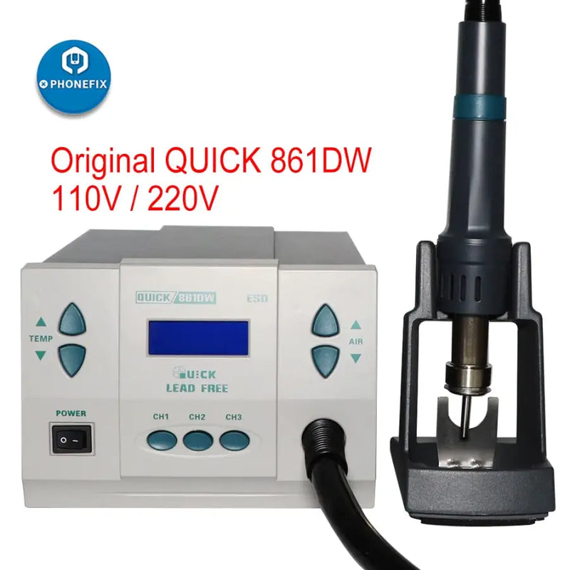 Quick 861DW Hot Air Rework Station Soldering Tool For Phone