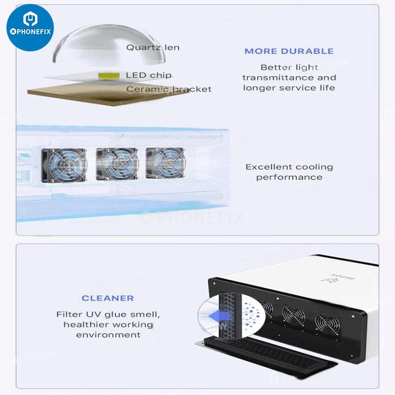 Refox RM26 UV Curing Lamp Box OCA Glue Quick Drying Tool