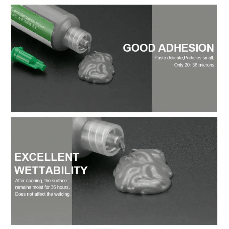 Relife 10CC 183℃ NoClean Syringe Solder Paste Flux for BGA Repair