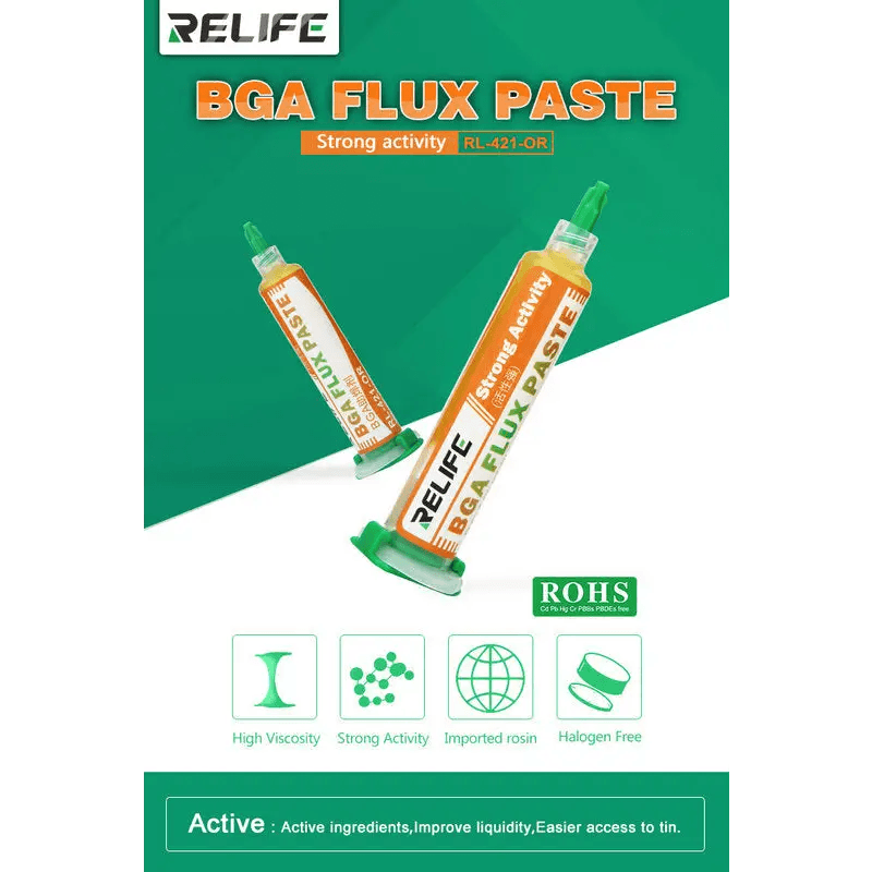 Relife 10CC Strong Activity Soldering Flux Paste for SMD Repair Tool - CHINA PHONEFIX