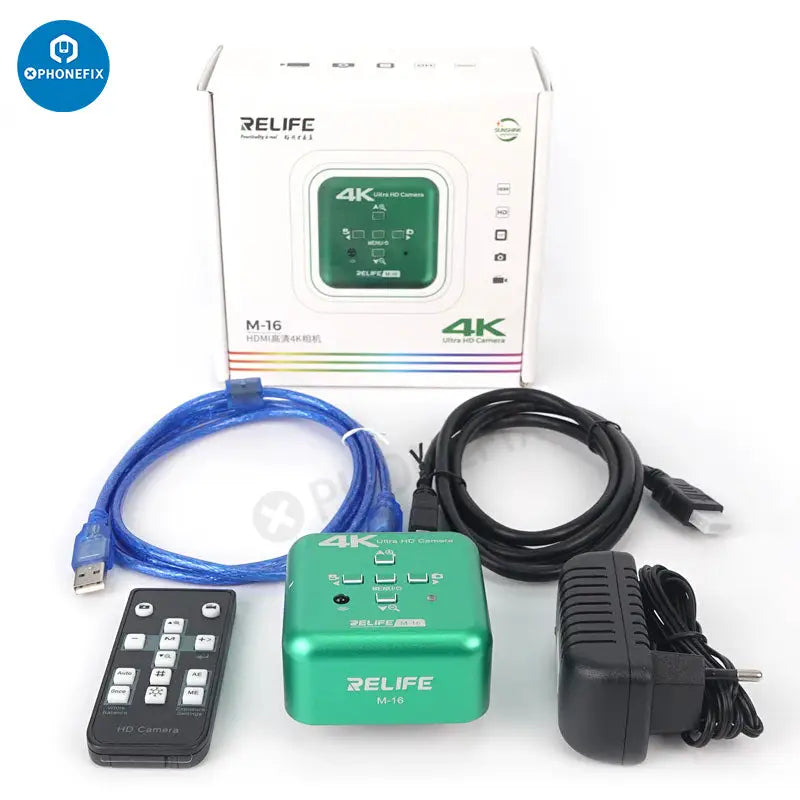 Relife M-16 4K 30fps HDMI Electronic Industrial Microscope