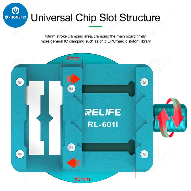 RL-601I Motherboard Chip BGA Repair Mini Rotary Fixture