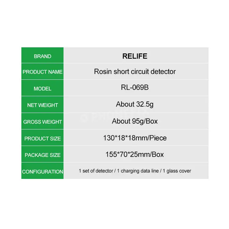RELIFE Rosin Atomizer Short Circuit Detection Flux Pen For