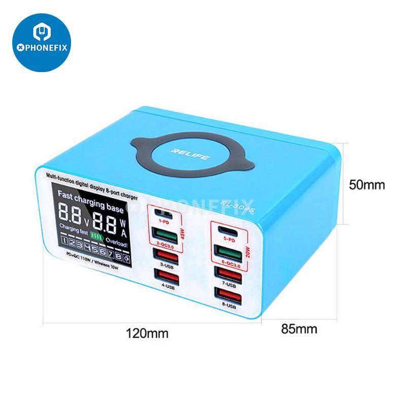 RL-304P/S Multi Port QC 3.0 USB Fast Charger Hub For iPhone Android - CHINA PHONEFIX