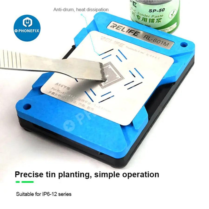 RL-601M Relife CPU Positioning Tin Planting Kit for iPhone