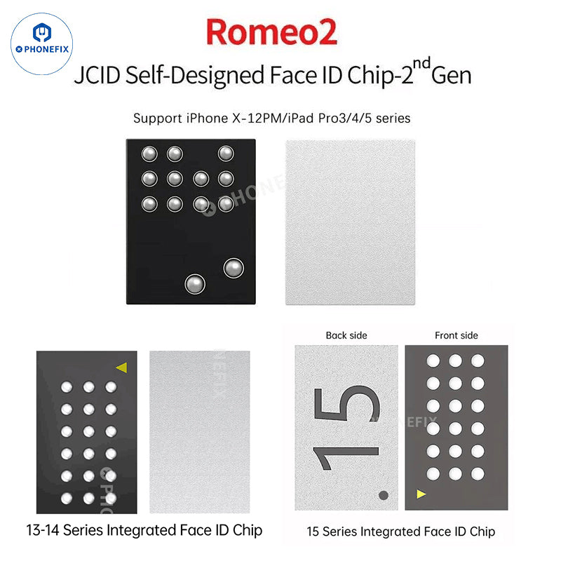 JCID Romeo Face ID Repair Chip For iPhone X-15 Pro Max