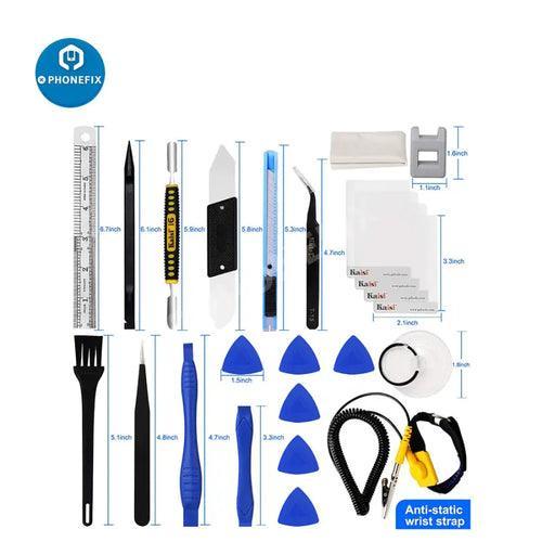 PhoneFix all-in-1 professional electronic repair toolkit with screwdriver tools for laptops, PCs, tablets, and phones.