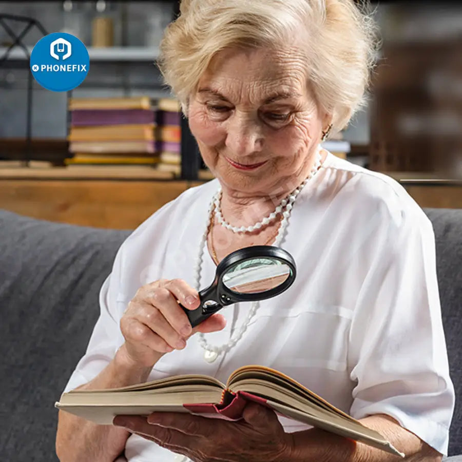 SeeZoom 3X 45X Lighted Magnifier For